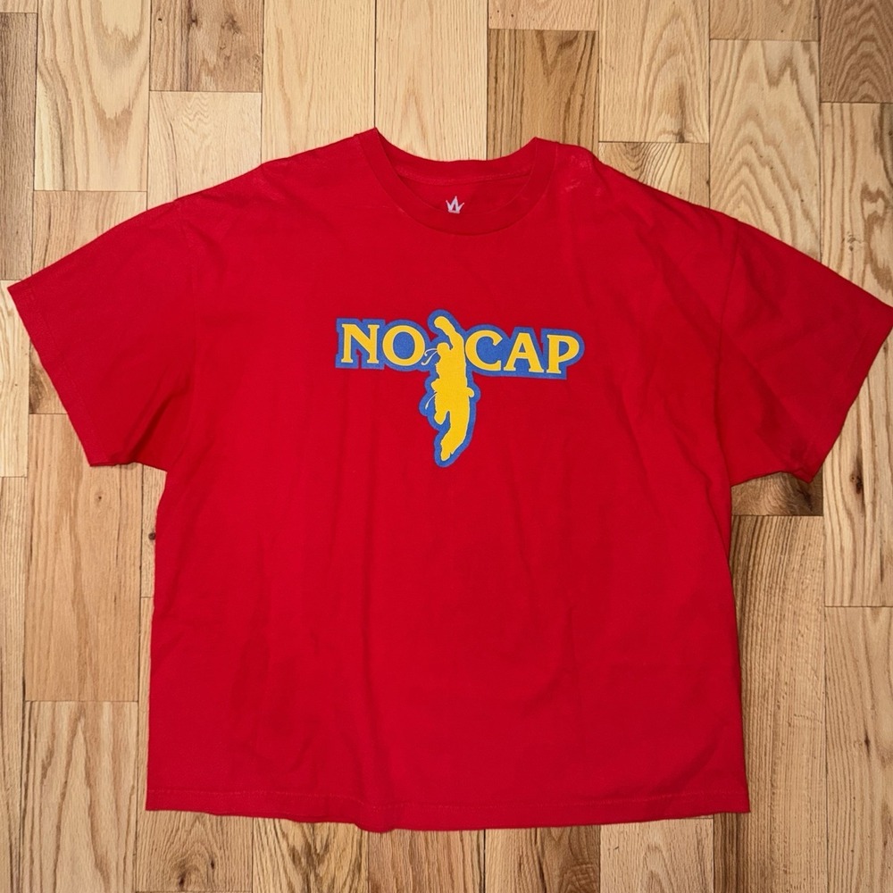 Worldstar Mens Graphic T-Shirt Red " No Cap " Size 3XL